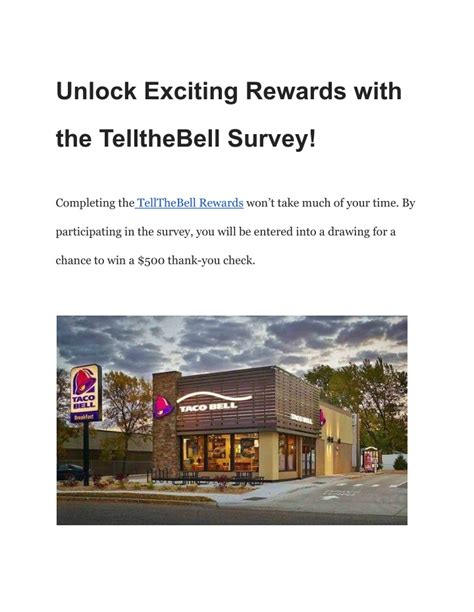 tellthebell.com login|TelltheBell and Earn Cash Rewards .